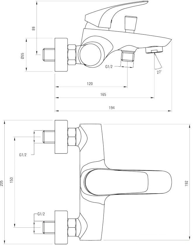 Смеситель Deante Cynia BCY 010M Смеситель Deante Cynia BCY 010M