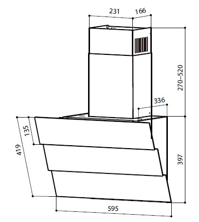 Вытяжка LEX RIO GS 600 (черный)