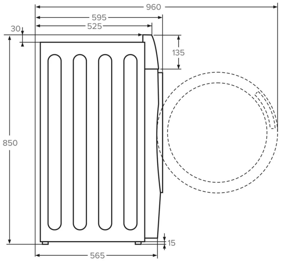 Стиральная машина Hansa WDHG814BIB Стиральная машина Hansa WDHG814BIB