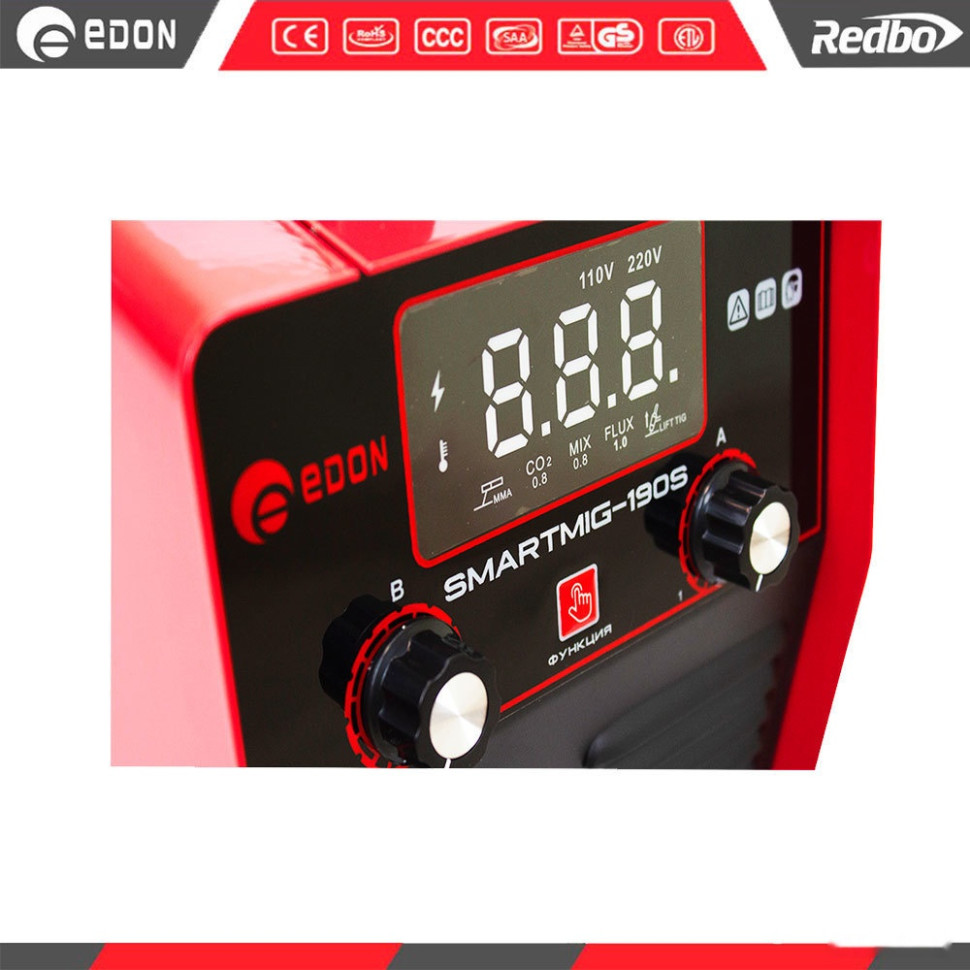 Сварочный инвертор Edon Smart MIG-190S Сварочный инвертор Edon Smart MIG-190S