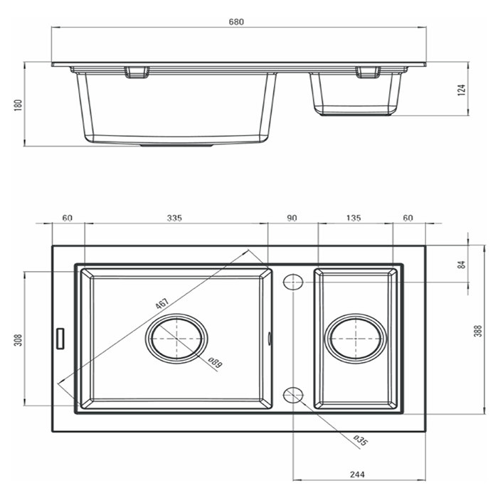 Кухонная мойка Deante Country ZQU 7513 Кухонная мойка Deante Country ZQU 7513