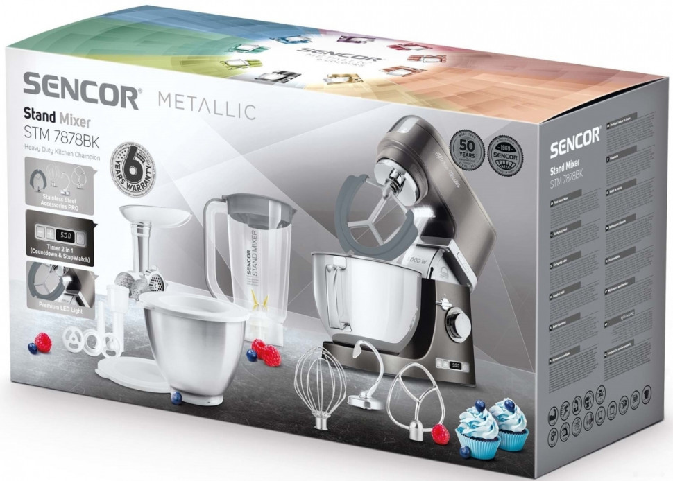 Кухонный комбайн Sencor STM 7878BK