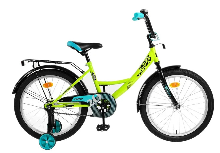 Детский велосипед Novatrack Vector 20 2022 (зеленый)