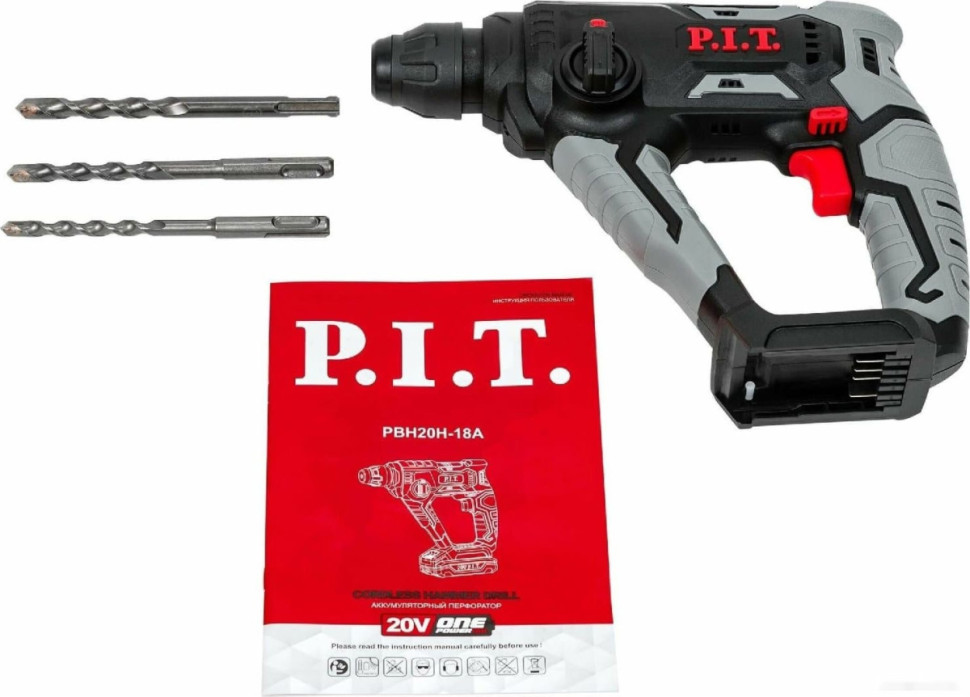 Перфоратор P.I.T. PBH20H-18A Solo (без АКБ) Перфоратор P.I.T. PBH20H-18A Solo (без АКБ)