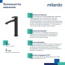 Смеситель Milardo Rora RORBL01M01 Смеситель Milardo Rora RORBL01M01