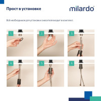 Смеситель Milardo Rora RORBL01M01