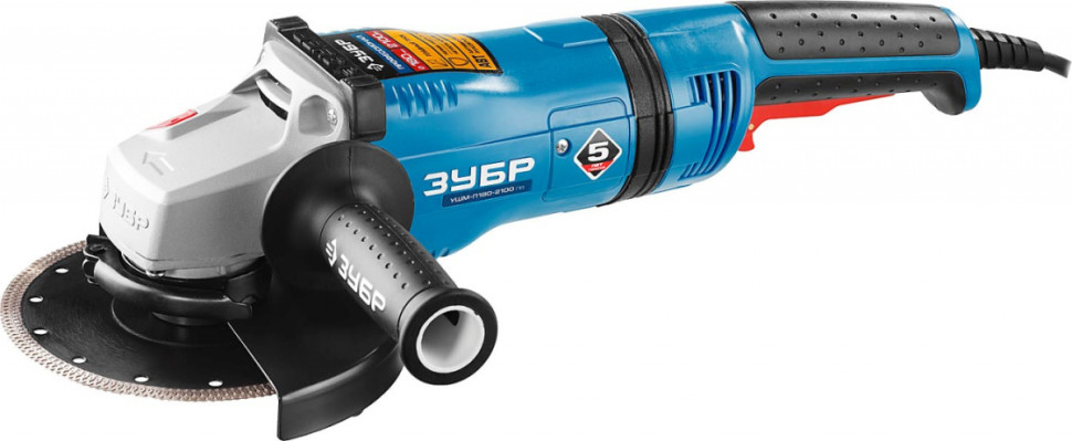 Угловая шлифмашина ЗУБР УШМ-П230-2400 ПВ
