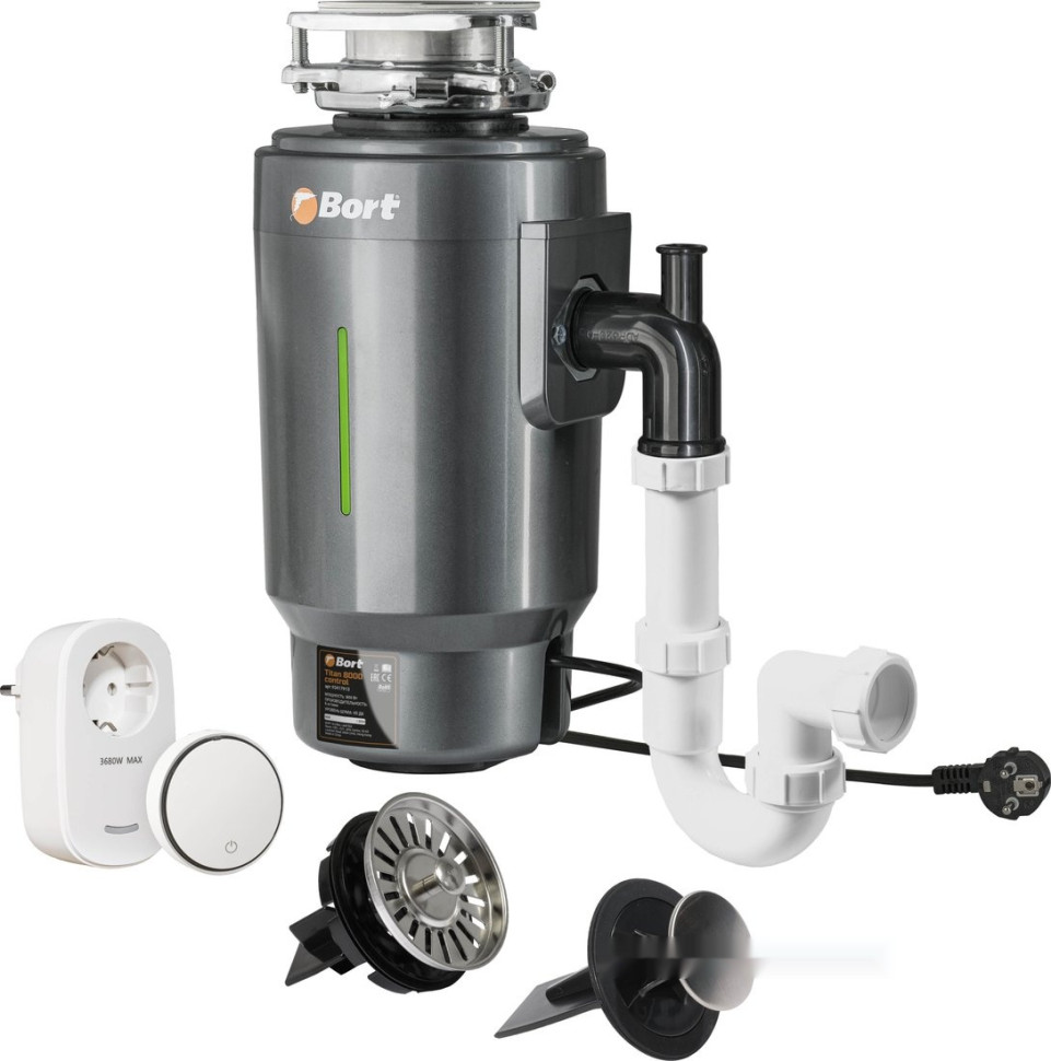 Измельчитель пищевых отходов BORT Titan 8000 Control Измельчитель пищевых отходов BORT Titan 8000 Control