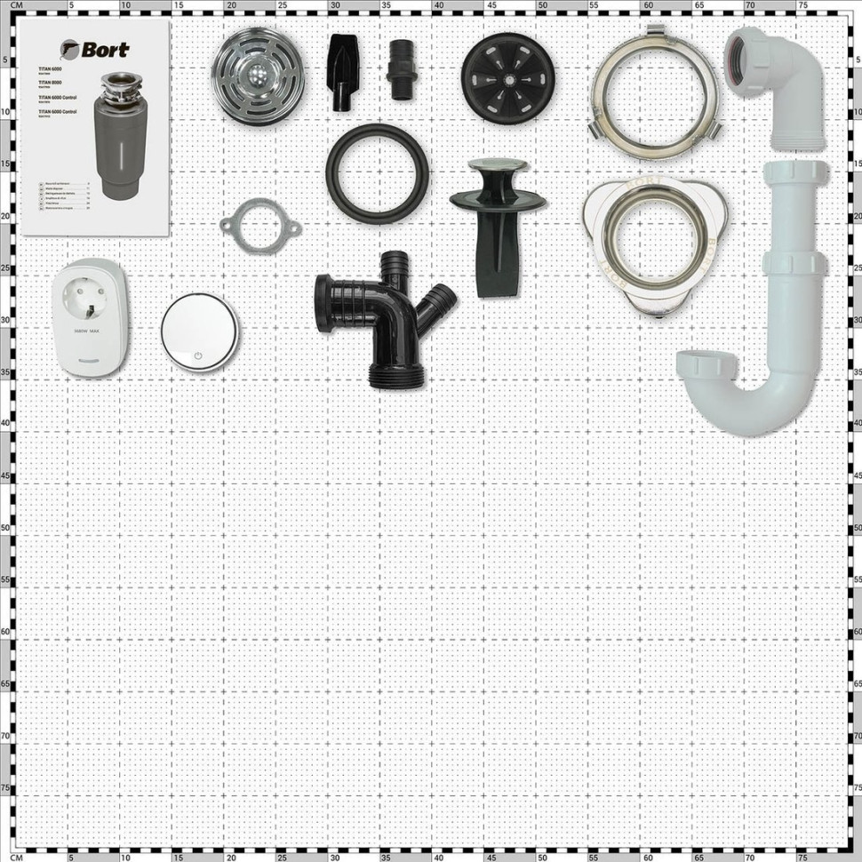 Измельчитель пищевых отходов BORT Titan 8000 Control Измельчитель пищевых отходов BORT Titan 8000 Control