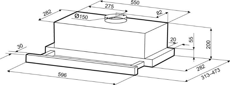 Вытяжка Krona Kamilla 600 TK 1 мотор КА-00008313 (белый) Вытяжка Krona Kamilla 600 TK 1 мотор КА-00008313 (белый)
