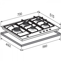 Варочная панель Zigmund &amp; Shtain G 14.7 B