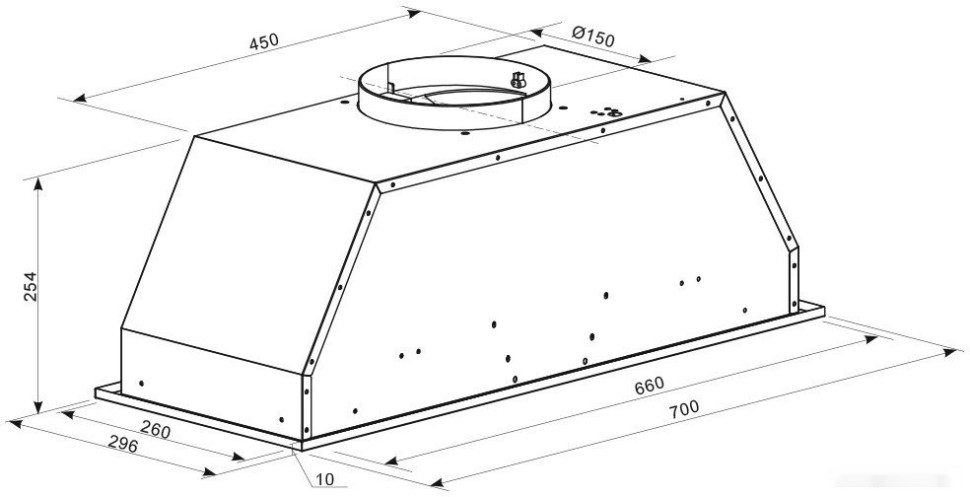 Вытяжка Zigmund & Shtain K 016.7 B Вытяжка Zigmund & Shtain K 016.7 B