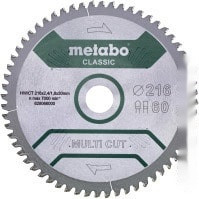 Пильный диск Metabo 628066000