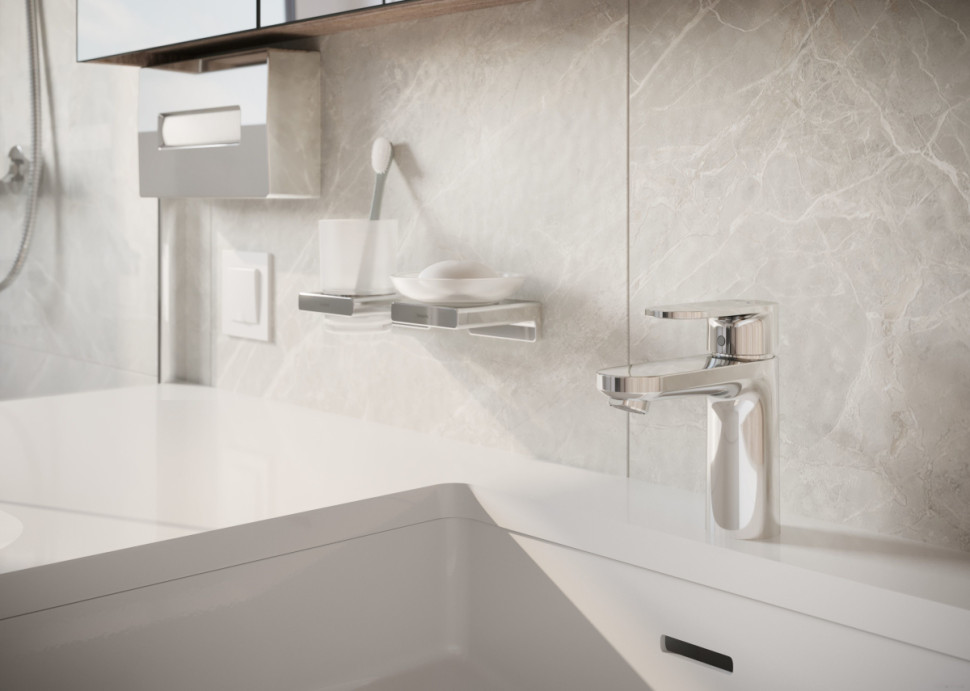 Стакан для зубной щетки и пасты Hansgrohe AddStoris 41749000