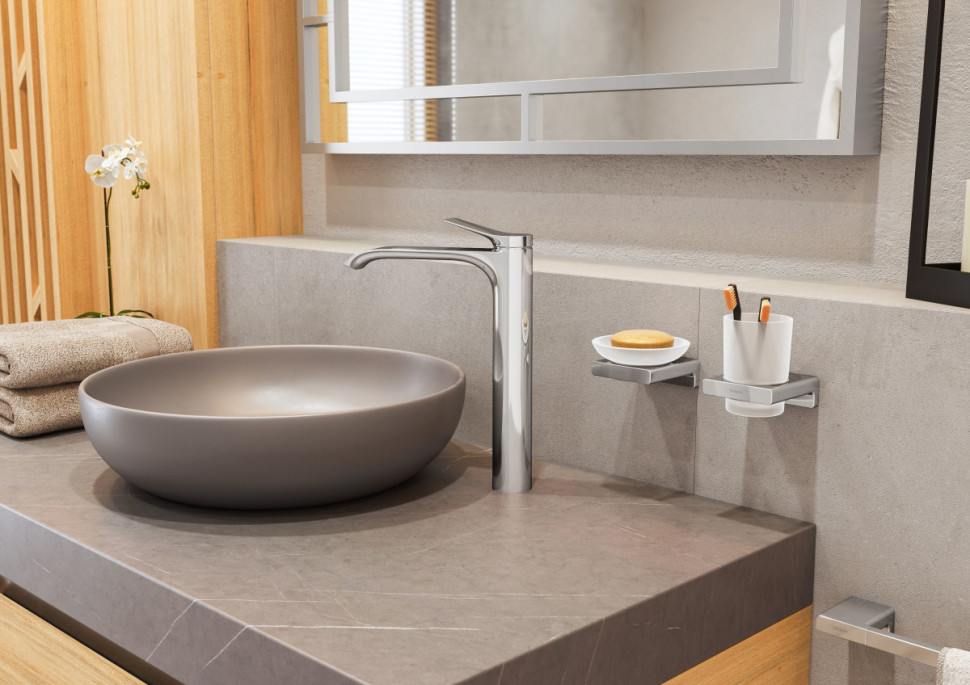 Стакан для зубной щетки и пасты Hansgrohe AddStoris 41749000