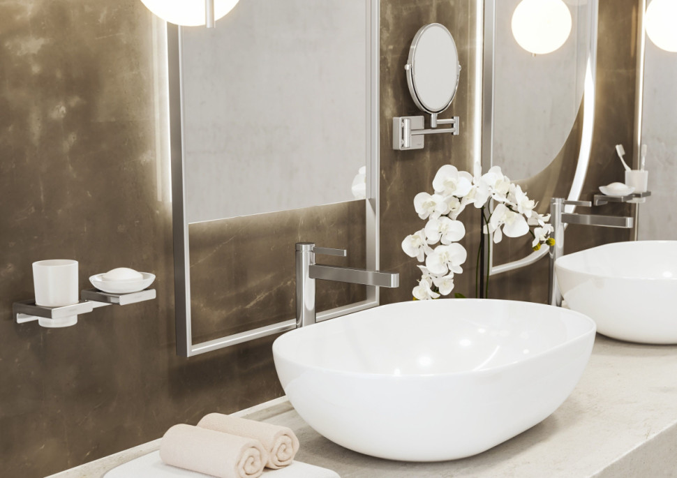 Стакан для зубной щетки и пасты Hansgrohe AddStoris 41749000