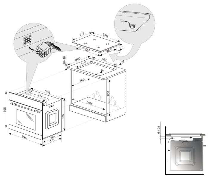 Духовой шкаф Hansa BOEI64041 Духовой шкаф Hansa BOEI64041