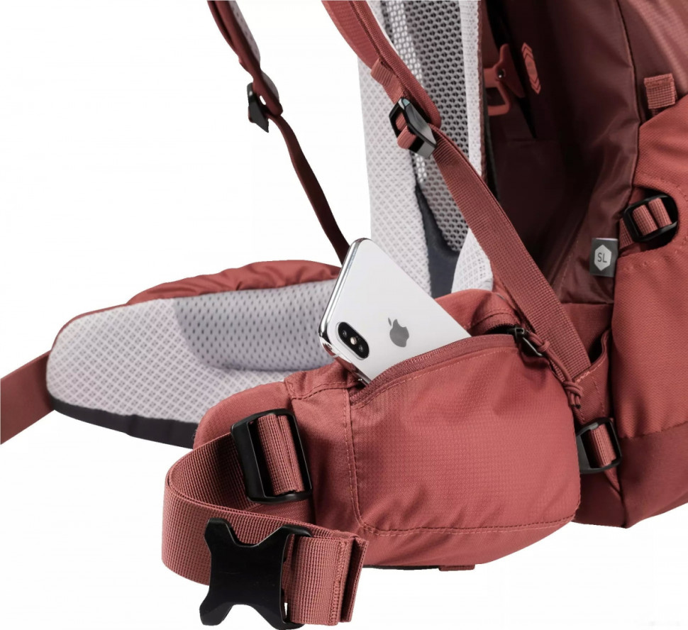 Рюкзак Deuter Futura Air Trek 45 + 10 SL 3402021-5574 (redwood/lava)