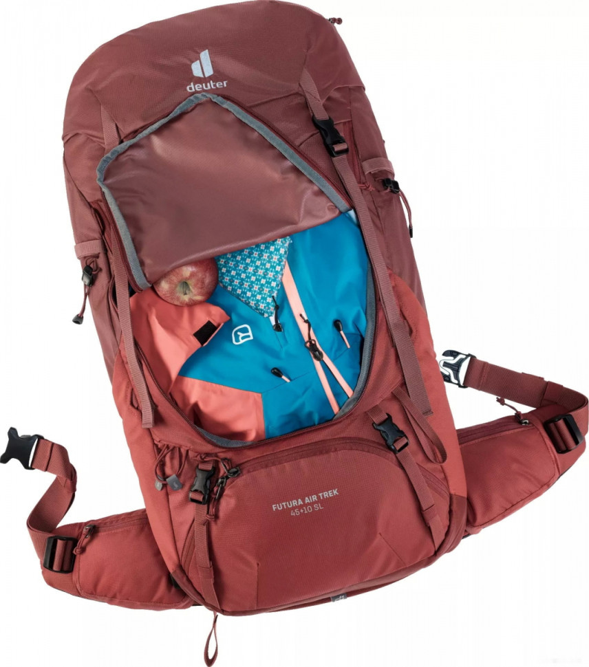 Рюкзак Deuter Futura Air Trek 45 + 10 SL 3402021-5574 (redwood/lava)