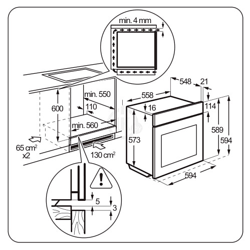 Духовой шкаф Zanussi ZOG 511211 B