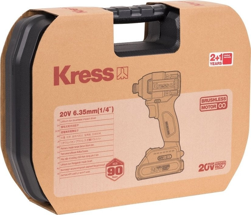 Винтоверт Kress KU280.3 (с 2-мя АКБ, кейс)