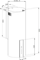Вытяжка Korting KHC 35969 DW Cylinder