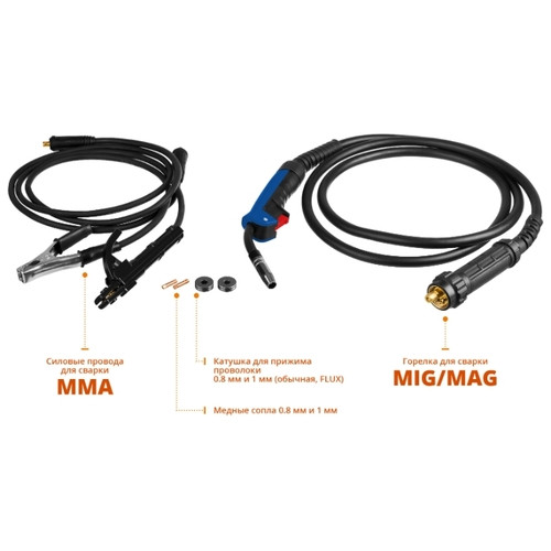 Сварочный аппарат ЗУБР Мастер MIG/MAG, ММА ПС-200 (MIG/MAG, MMA) Сварочный аппарат ЗУБР Мастер MIG/MAG, ММА ПС-200 (MIG/MAG, MMA)