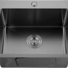 Кухонная мойка GranFest Metal нержавеющая сталь AISI 304 PVD GF-5045 Графит (с сифоном) Кухонная мойка GranFest Metal нержавеющая сталь AISI 304 PVD GF-5045 Графит (с сифоном)