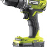 Дрель-шуруповерт Ryobi R18DD3-120S 5133003347 (с 1-м АКБ 2.0 Ah, сумка)