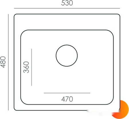 Кухонная мойка Quartz Bond 530 (уголь) Кухонная мойка Quartz Bond 530 (уголь)