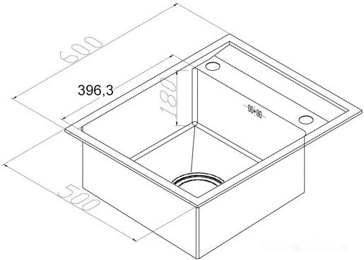 Кухонная мойка Zorg Steel Hammer SH R 6050 LUXE Кухонная мойка Zorg Steel Hammer SH R 6050 LUXE