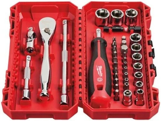 Набор отвертка с битами и головками Milwaukee 4932498381 (38 предметов) Набор отвертка с битами и головками Milwaukee 4932498381 (38 предметов)