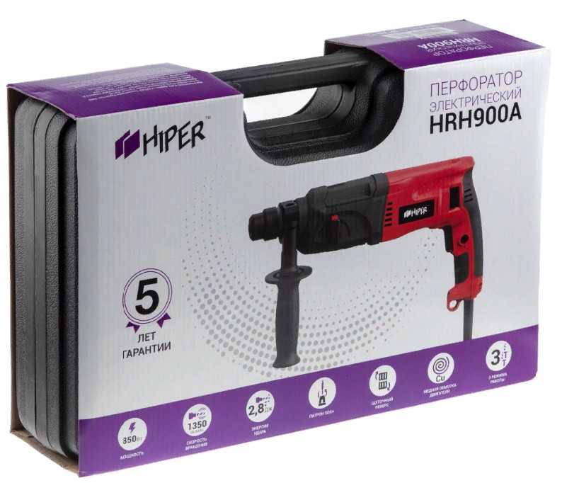 Перфоратор HIPER HRH900A Перфоратор HIPER HRH900A