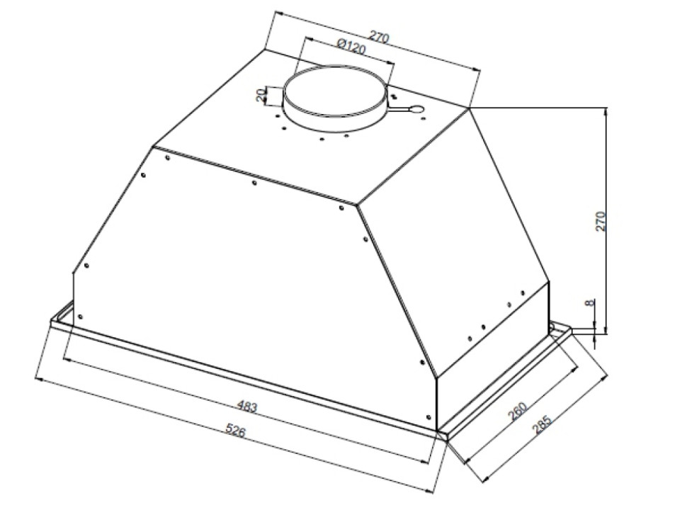 Вытяжка Weissgauff Heavy 600 Touch White Glass Вытяжка Weissgauff Heavy 600 Touch White Glass