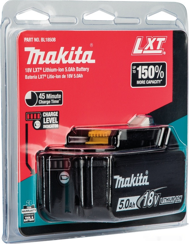 Аккумулятор для инструмента Makita BL1850B (18В/5 Ah)
