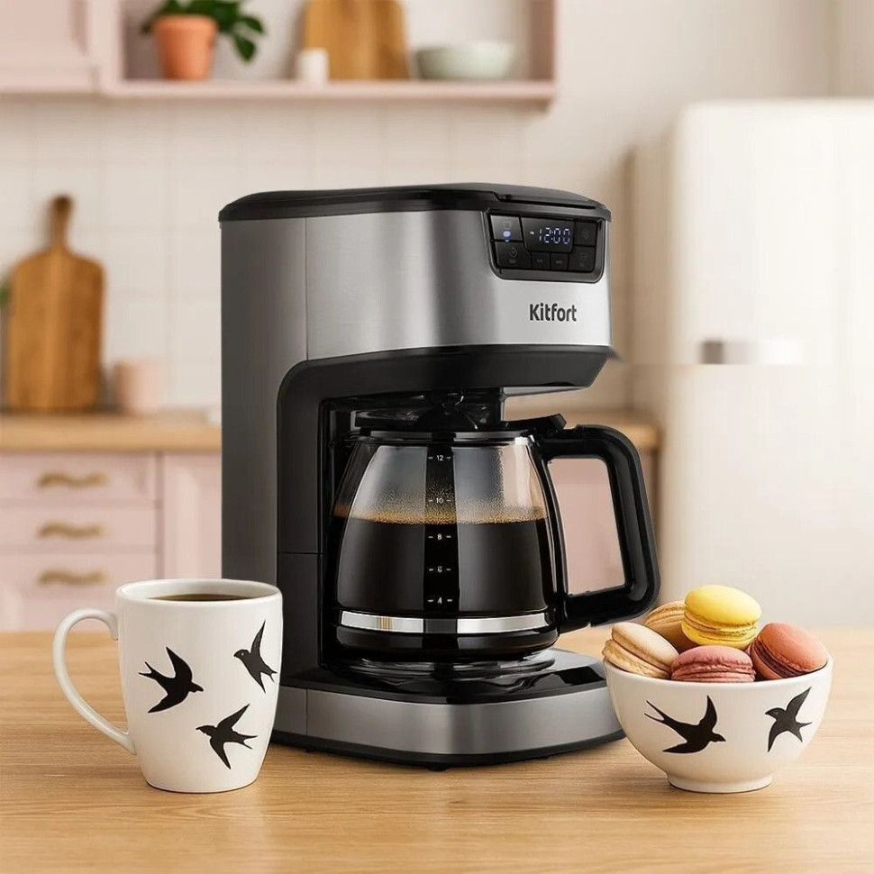 Капельная кофеварка Kitfort KT-7539 Капельная кофеварка Kitfort KT-7539