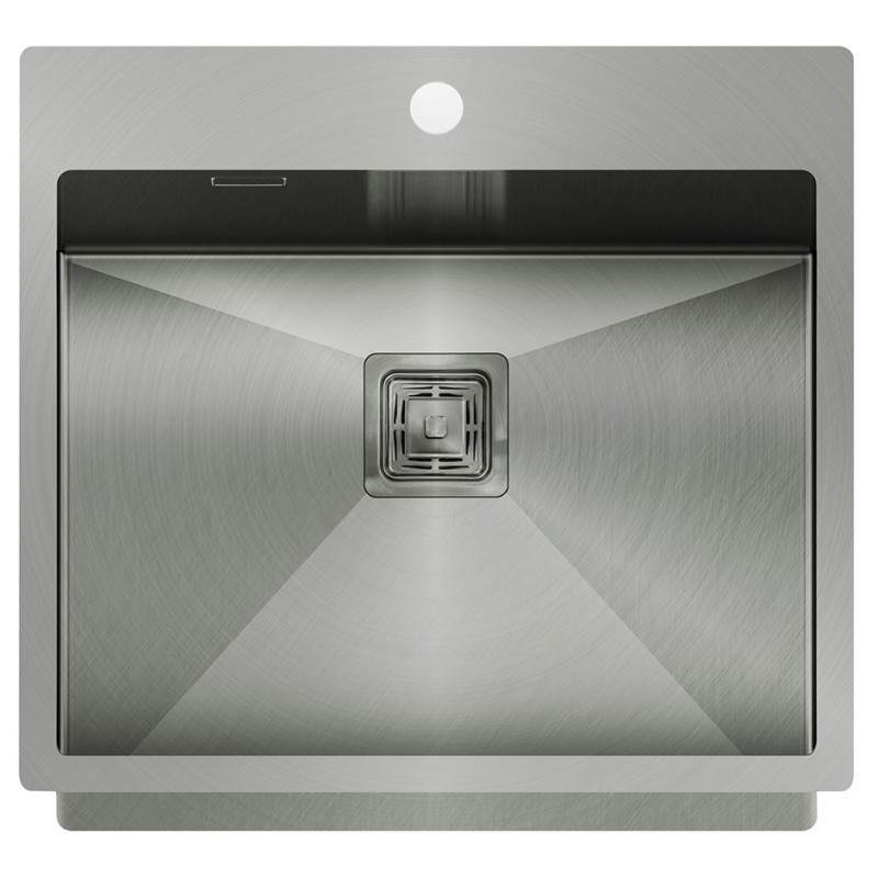 Кухонная мойка AquaSanita Steel AIR 100 N-T graphite