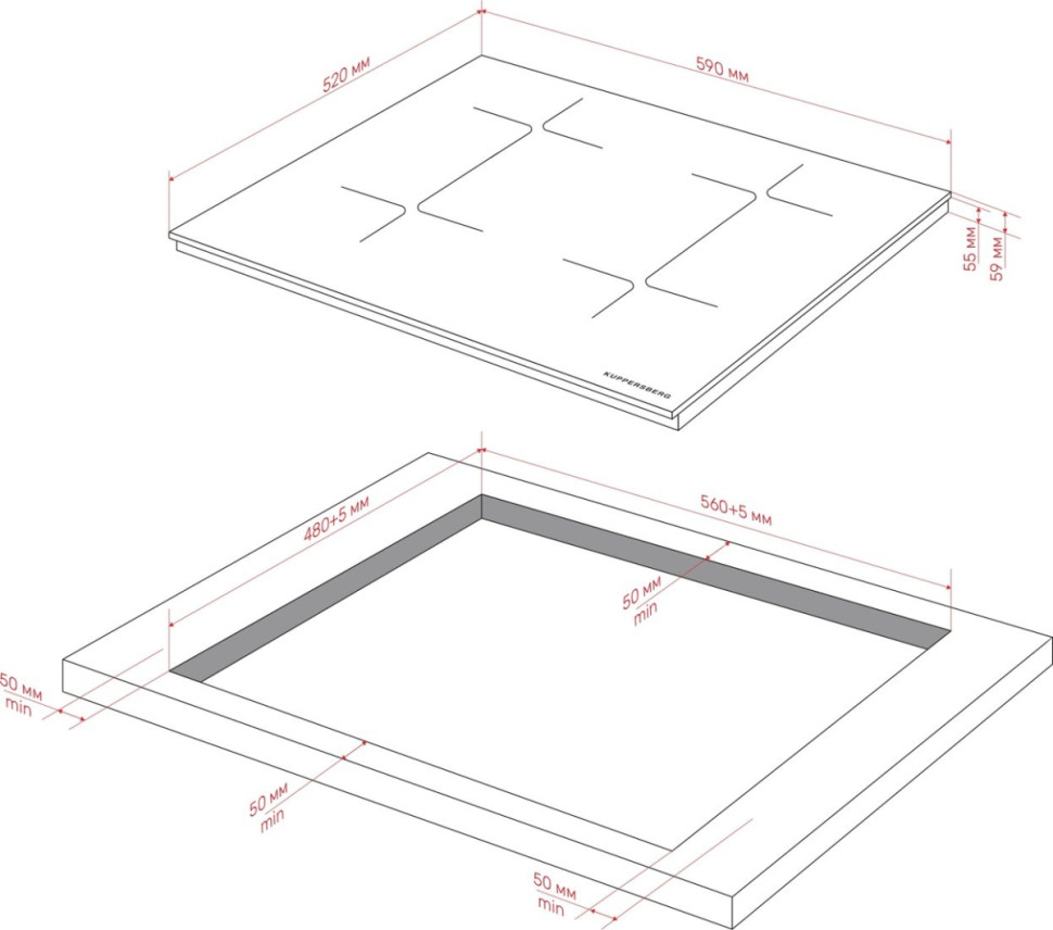 Варочная панель Kuppersberg ICI 626 Варочная панель Kuppersberg ICI 626