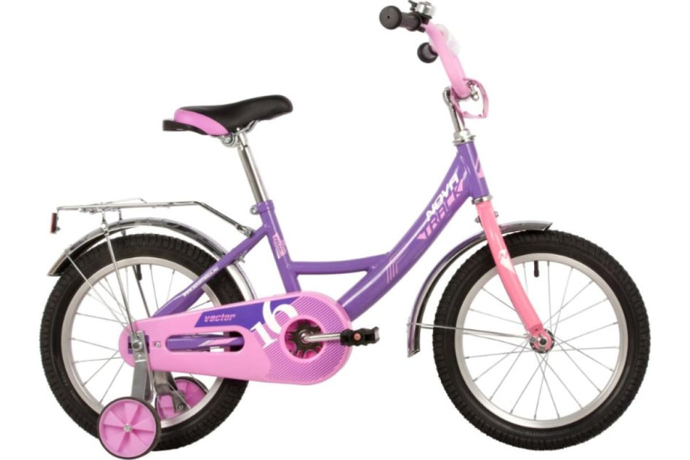 Детский велосипед Novatrack Vector 16 2022 163VECTOR.LC22 (фиолетовый)