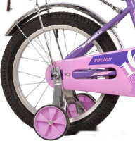 Детский велосипед Novatrack Vector 16 2022 163VECTOR.LC22 (фиолетовый)
