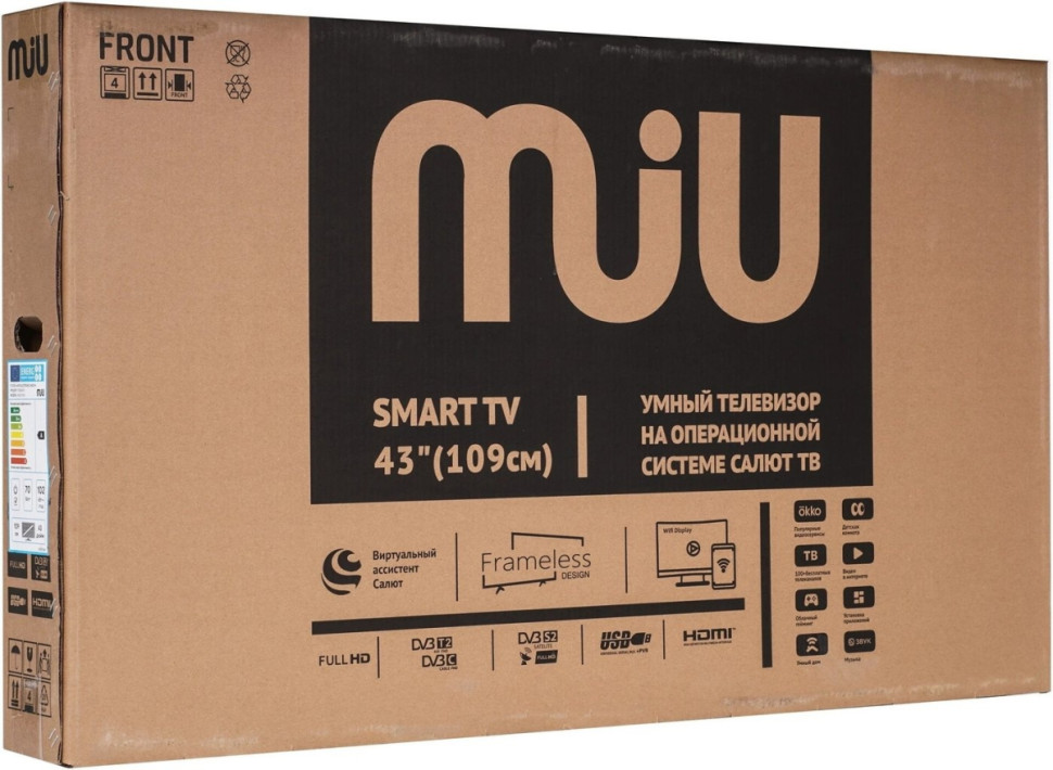Телевизор MIU H43SLT101SV Телевизор MIU H43SLT101SV