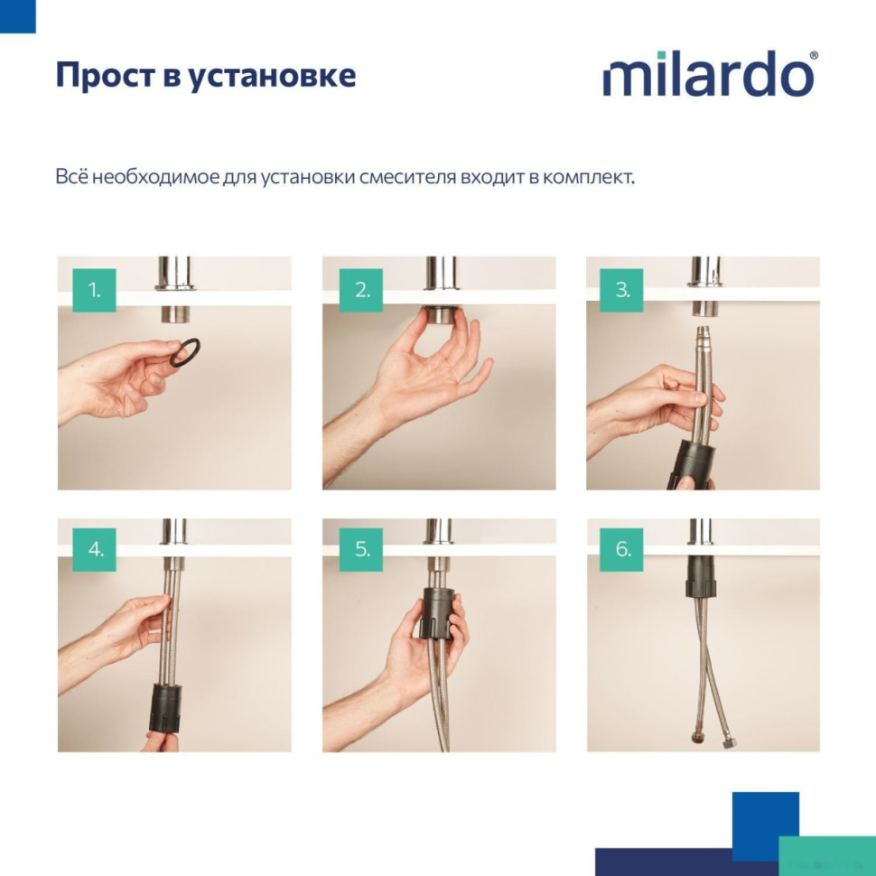 Смеситель Milardo Meal M01BNJ0M05