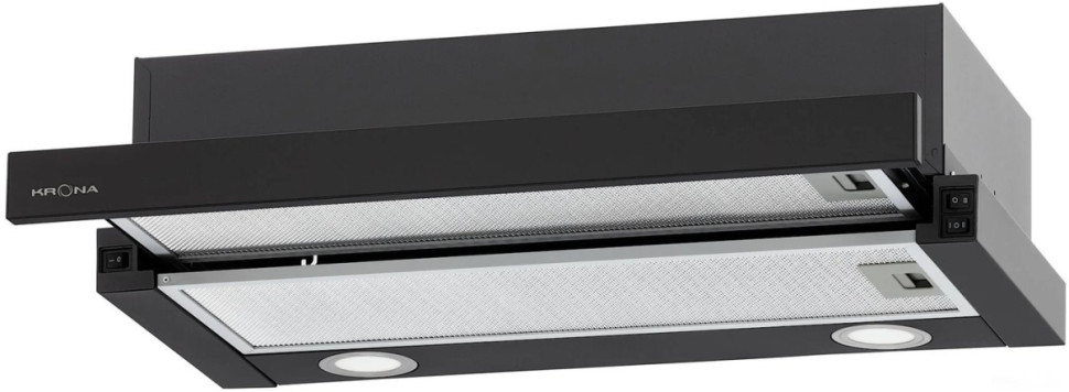 Вытяжка Krona Kamilla T 600 2 мотора (черный)