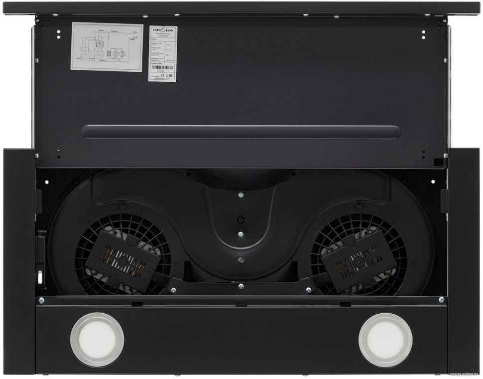 Вытяжка Krona Kamilla T 600 2 мотора (черный)