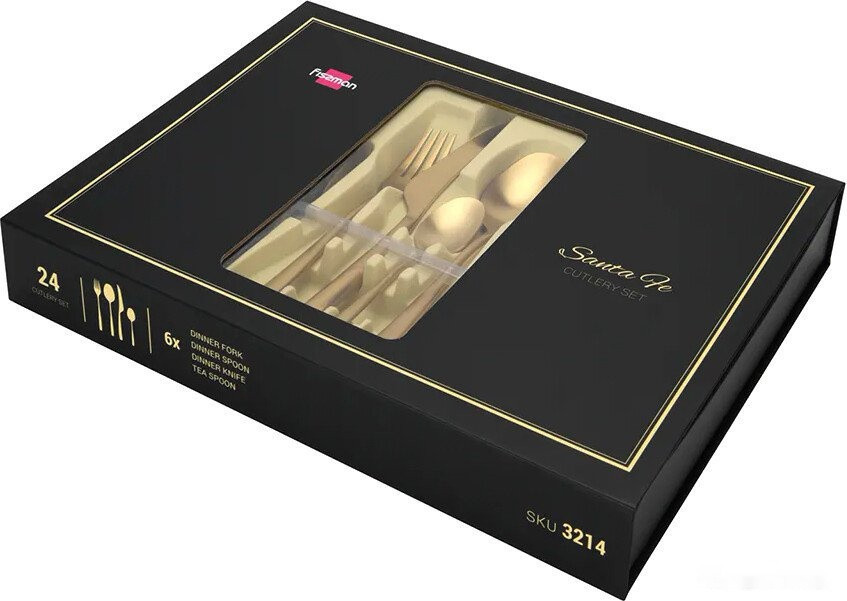 Набор столовых приборов Fissman Santa Fe 3214 (24 пр) Набор столовых приборов Fissman Santa Fe 3214 (24 пр)