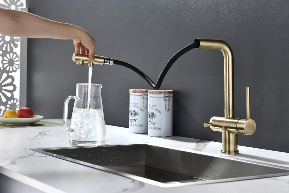 Смеситель Paulmark Serpentine SE213222-BR (бронза) Смеситель Paulmark Serpentine SE213222-BR (бронза)