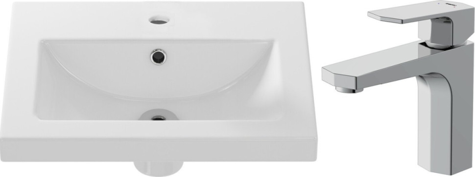 Умывальник Cersanit Como 50 S-UM-COM50/1-w + 63055