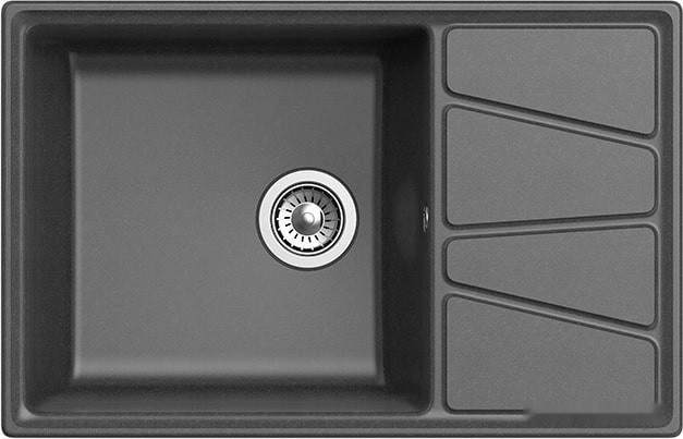 Кухонная мойка GranFest GF-V-780L (графит) Кухонная мойка GranFest GF-V-780L (графит)