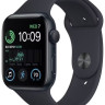 Умные часы Apple Watch SE 2 44 мм (алюминиевый корпус, полуночный/полуночный, спортивный силиконовый ремешок S/M) Умные часы Apple Watch SE 2 44 мм (алюминиевый корпус, полуночный/полуночный, спортивный силиконовый ремешок S/M)