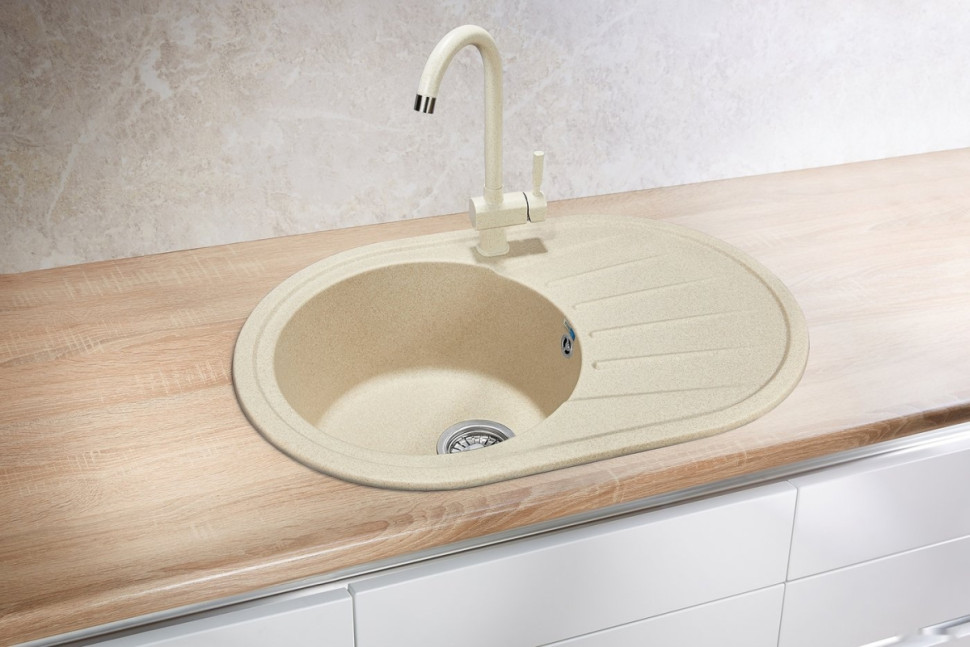 Кухонная мойка Granula 7601 (бежевый)